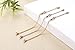Dsmile Stainless Steel Bracelet Extender Necklace Extender Extender Chain Set 4 Different Length: 6
