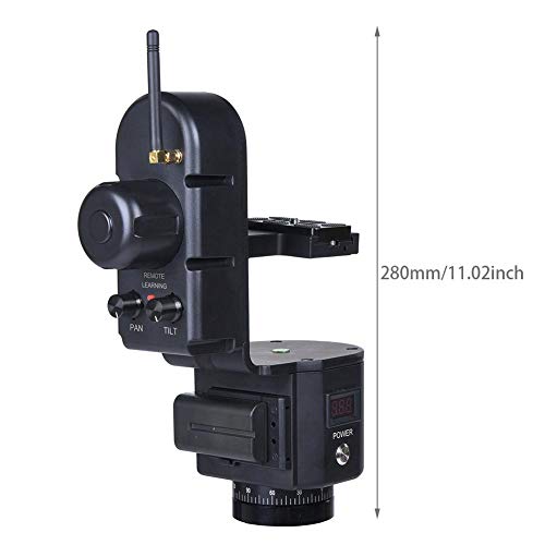 Remote Control Motorized Pan Tilt Head Kit, Pan Tilt Camera Mount, 40