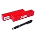 HDE Retractable Ballpoint Ink Pen with Flashlight Rubber Tip Precision Stylus for Capacitive Touch Screen Devices (Black)