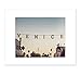 California Venice Beach Sign Wall Art, Iconic Landmark in Los Angeles, Urban Industrial Decor, 8x10 Matted Photographic Print (fits 11x14 frame), Venice Sunset'