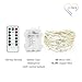 ZCOONE LED Fairy String Lights 2 Set 8 Modes 50 LED 16 Ft Battery Operated String Lights Waterproof Portable Twinkle Firefly Lights Remote Timer for Bedroom Garden Party Decoration (Cool White)