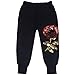 Jastore Baby Girl Cute 2PCS Flower Bow Clothing Set Long Sleeve Top +Plaid Pants (2T, Black Flower)