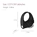 ZEMALIA Armour Vibrating Penis Ring Sex Toys For Couple's Sex Full Silicone Clitorial Vibrator Vibes for Female ToySexual Wellness Discreet Packaging(Black)