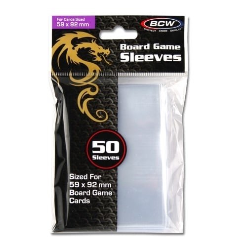 BCW Gaming - Board Game Sleeves - 59mm X 92mm