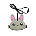 Sensory Chew Necklace for Boys Girls, Silicone Rabbit Chewy Jewelry for Autism ADHD SPD Kids Oral Motor Chewing Biting Teething Needs, Fidget Anxiety Chewable Necklace