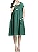 Minibee Women's Summer Solid Color Dress With Two Pockets