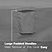 Vailge Patio Chair Covers, Lounge Deep Seat Cover, Heavy Duty and Waterproof Outdoor Lawn Patio Furniture Covers (4 Pack - Large, Grey)