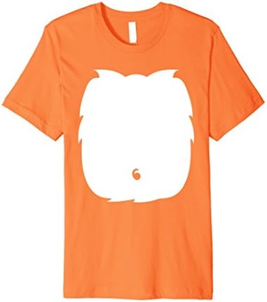 Mens Foxes Lion Tiger Halloween Costume Shirt Cute Kid Adult Gift Large Orange