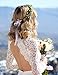 Floral Fall Artificial Baby Breath Flower Halo Wedding Crown Pink Bridal Headpiece HC-24 (Eucalyptus Crown)