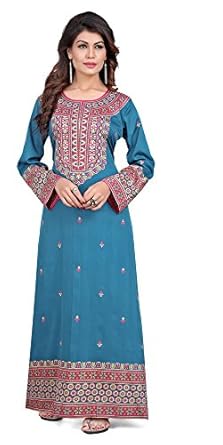 Trendyfashionmall Women's Printed Kaftans Maxi Dress Multiple Colors & Designs