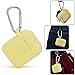 Airpods Accessories Set, Filoto Airpods Waterproof Silicone Case Cover with Keychain/Strap/Earhooks/Accessories Storage Travel Box for Apple Airpod (Lemon Yellow)thumb 4