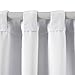 Deconovo Blackout Curtains, Thermal Insulated, W52 x L95 2 Panels, Back Tab, Machine Washable, Room-Darkening Drapes for Bedroom/Living Room Star White