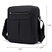 Men's Messenger Bag Small Crossbody Shoulder Bags Man Purse Casual Travel Bag for Work Business Men and Women (Black)