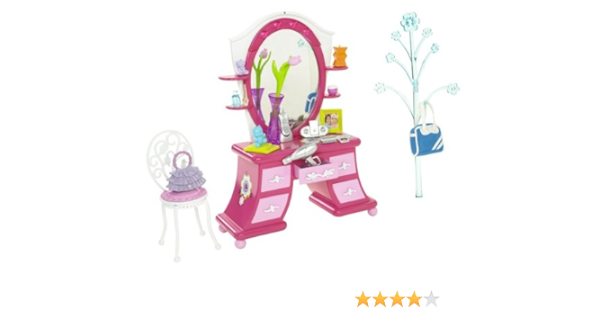 barbie vanity table and chair