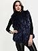 Anna&Chris Womens Soft Sleeveless Faux Fur Vest Gradient Waistcoat Jacket