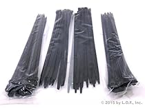 100-Pack Heavy Duty 16 Inch Zip Cable Tie Down Strap Wire UV Black Nylon Wrap