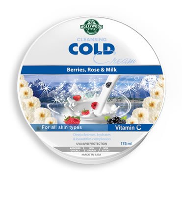 Hollywood Style Cleansing Cold Cream - With UVA/UVB Protection