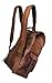 DHK 24'' Genuine Leather Vintage Handmade Casual Women Cross body Messenger Laptop Work Backpack Travel Rucksack