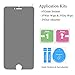 Ailun Privacy Screen Protector for iPhone SE 2020 2nd / 2022 3rd Generation, iPhone 8 7 6 6s 3Pack Anti Spy Private Tempered Glass