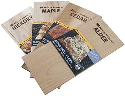 Steven Raichlen Best of Barbecue SR8701 Wood Grilling Planks, Set of 4