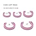 FeiGu Male Chastity Cage Device, Adjustable Silicone Cock Cage with 5 Rings for Male Penis Exercise