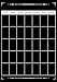 Extra Large Monthly Black Fluorescent Magnetic Dry Erase Calendar 12