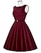 GRACE KARIN A-Line Retro Picnic Dress for Women with Belt Size L F-49
