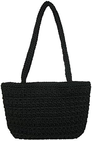 Dynamic Asia Women's Nylon Crochet Handbag, Black