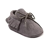 Kuner Toddler Baby Boys Girls Moccasins Tassels Soft Sole Non-Slip First Walkers Shoes