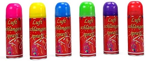 Lot 3 - aerosol 250ml Coil Wire Bomb Assorted Colors - Quality COOLMINIPRIX®