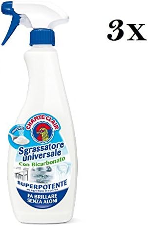 3 Chante Clair Houshold Cleaner Removes Grease with Bicarbonate 625ml
