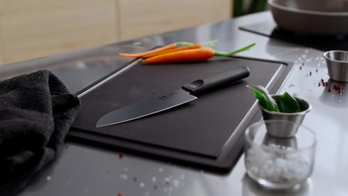 Fissler Procut/Premium-Santokumesser (17 cm) Allzweck-Küchenmesser,handgeschliffene Edelstahlklinge, Made in Germany, Kräuter-Hackmesser, ergonomisch thumbnail 3