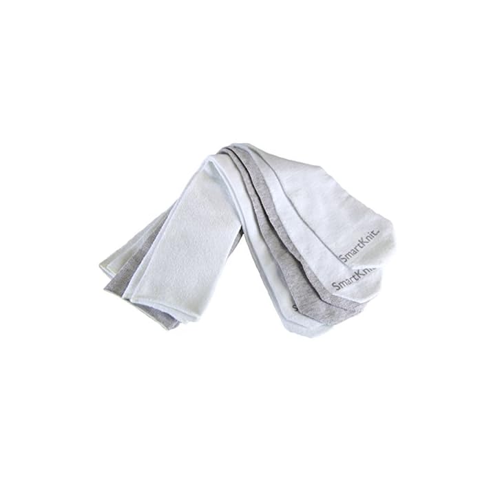 SmartKnit Seamless AFO Interface Socks 3 Pack - Infant - White