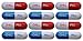 Chill Pill Stress Ball Toys Bulk - 12 Pack Foam - Office, Pill, Pharmacist, Doctor, Nurse, Med Students Funny Gift (1 Dozen)