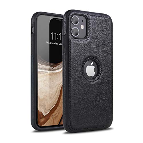 Excelsior Premium PU Leather Back Cover case with 360 Degree Full Body Protection | Shockproof for 6.1 Inch Apple iPhone