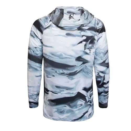 Bob Marlin UPF 50+ UV Protection Performance Fishing Hoody LongSleeve Shirts Breathable Quick-Dry Vented Airflow