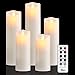 Aignis Flameless Candles, Battery Candles Set of 5 (H5 6