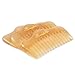 Breezelike Pocket Beard Comb for Men - No Static Natural Sheep Horn Wide Tooth Comb - Handmade Mini Grooming Massage Comb with Gift Box