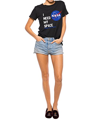 41NcxM Nlife Women Fashion I Need My Space Shirt NASA Shirt Women NASA T Shirt Short Sleeve Tee - Image 4