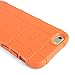 TJS Phone Case Compatible with Apple iPhone 6/iPhone 6s [Tempered Glass Screen Protector] Magpul [Field] MAG484-ORG Polymer Protector Cover Retail Packaging (Orange)