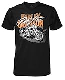 Harley-Davidson Men's Ride Free H-D Script Short Sleeve T-Shirt, Solid Black