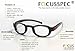 Focus Specs Adjustable Reading Glasses (+0.5 to +4.5) (Black)