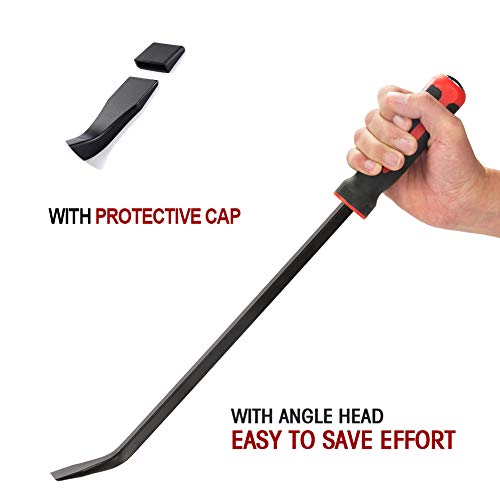 RIMKOLO Pry Bar Set, 5Piece Heavy Duty Pry Bars with Thicker Strike