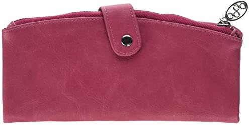 Metropolitan Multc-Dros Classic Wallet, Dusty Rose/Black, 4.25" x 8.4"