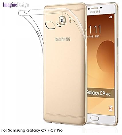 WOW Imagine(TM) Soft Jel Ultra Thin 0.3mm Full Protection Clear TPU Back Case Cover for Samsung Galaxy C9 / C9 Pro (Transparent)