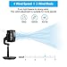 GOODNEW Air Circulator Fan, Environmental Pedestal Fan with 3 Modes, 4 Variable Speed Control, 3D Oscillating Movement, 7h Timer (Big Black)
