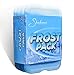 Cooler Ice Pack - Thin Reusable Ice Packs, Great Ice Packs for Lunch Box & Coolers, Keeps Lunch, Breast Milk & Dinner Fresh, and Tasty (Set of 4) Frost Packs