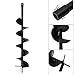 Earth Auger Drill Bit Fence Post Hole Digger Drill Garden Planting Non-Slip Hole Drill 4