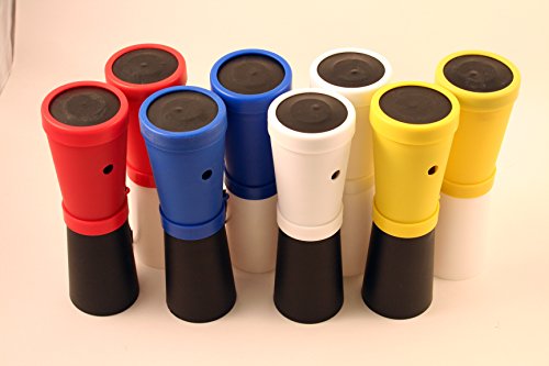 Storus SuperHorn, Loud Breath Powered Horn For Safety, Sports, Parties, Camping And More, Yellow And Black, 6.75 Inches Long 1 pc