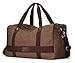 Zebella Unisex Canvas Large Military Duffel Bags for Travel Tote Gym Bag for Sports Overnight Handbag Carry-all Bag Suitcases